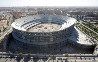 Las obras del nuevo Mestalla se encuentran paradas desde hace años