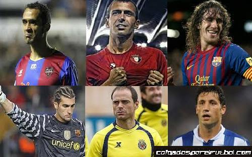 The oldest players in the Spanish League 2013/14