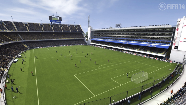 La Bombonera saldrá en FIFA 14 junto a la Liga argentina.