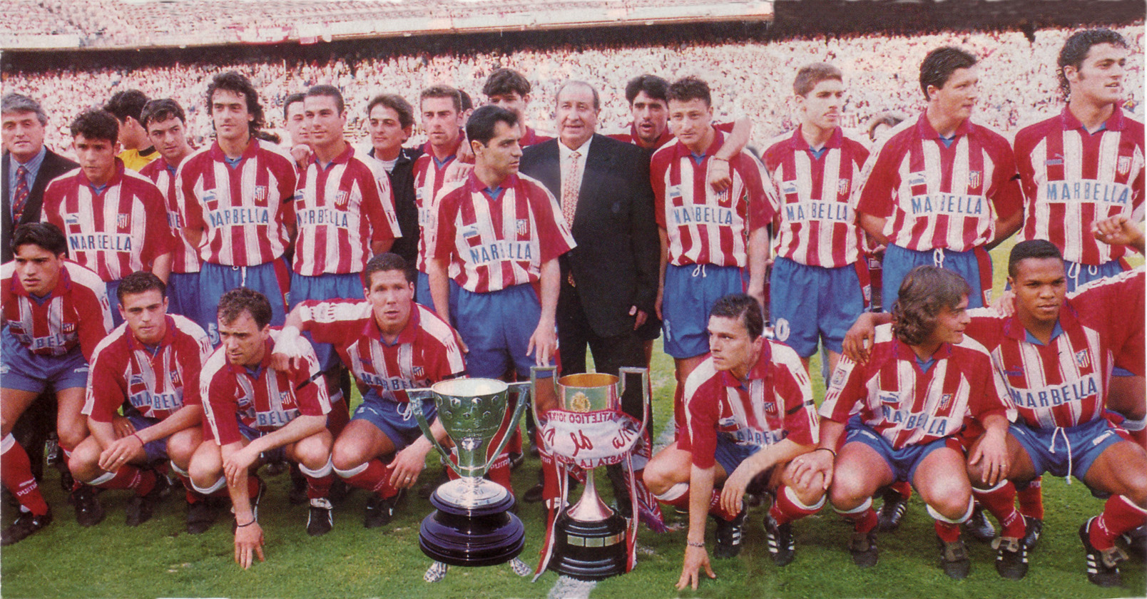 Atletico Madrid doublet 1996