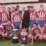 Football 90's: doublet of Atletico Madrid 1996