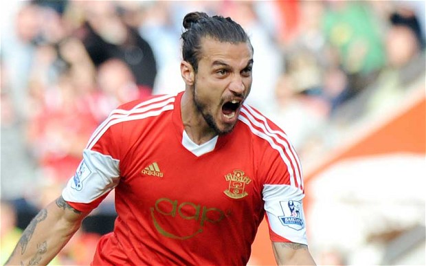  Dani Osvaldo marcó el primer gol en la victoria del Southampton frente al Cardiff.