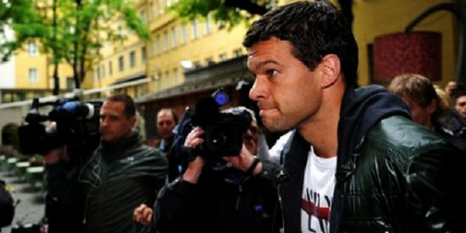 Michael Ballack fue juzgado por exceso de velocidad.