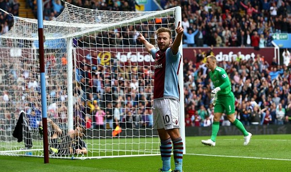 Weiman celebrando su gol en la victoria contra el City.