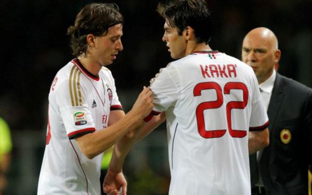 Kaka ejerció de capitán en su reestreno con el Milan.