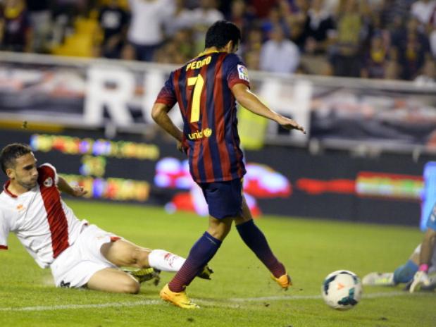 Pedro marcó su primer hat trick de su carrera.