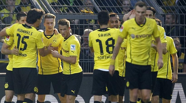 Reus y Lewandowski se marcaron un doblete cada uno.