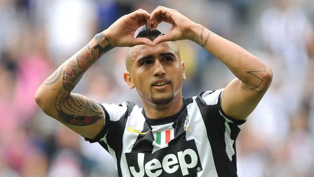 Vidal is the current star of Juventus.