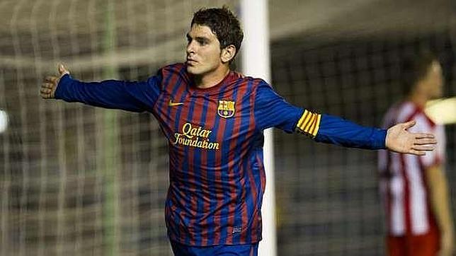 Jonathan Soriano en su etapa con el Barça.