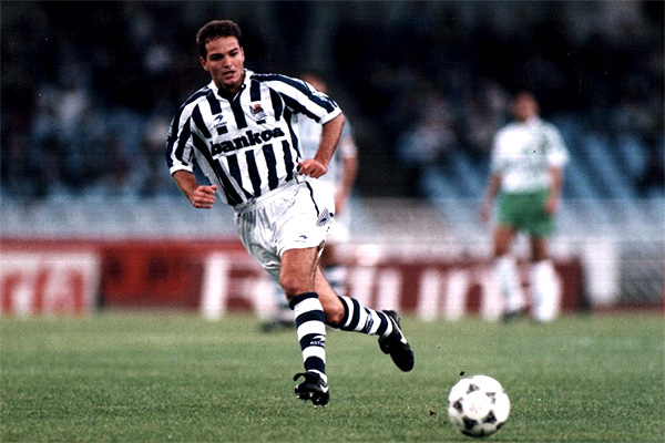 Luis García era una estrella en México. Su paso por la Real Sociedad no fue muy productivo.