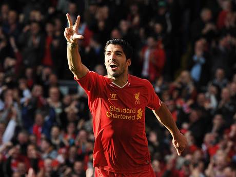 Tres fueron los goles que anotó Luis Suárez.