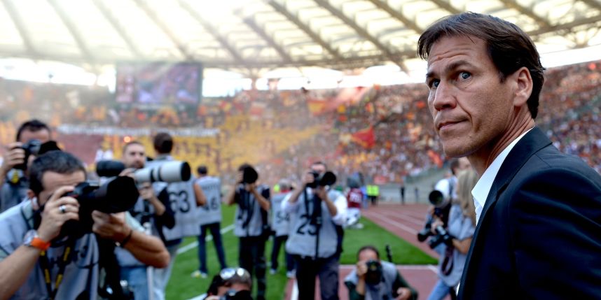 El "Sargento" Rudi Garcia dirige con acierto el camino de la Roma. 