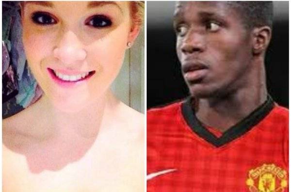 Lauren Moyes y Wilfried Zaha.