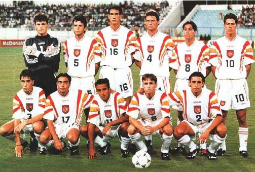 Esta selección dio en Egipto 97 muchas alegrías siendo finalista. Era la base de la que luego ganaría el Mundial sub 20 en Nigeria.