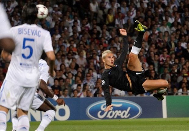 Griezmann le marcó un auténtico golazo al Lyon, club que le descartó y ahora le pretende.