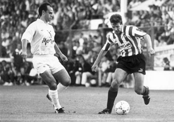 Oleg Salenko se hinchó a marcar goles en el Logroñés.
