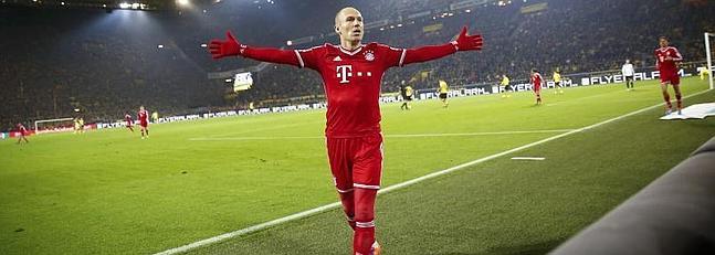 Fünf Geschichten und Anekdoten des Europäischen Tages 1 Robben marcó un bello gol de vaselina.