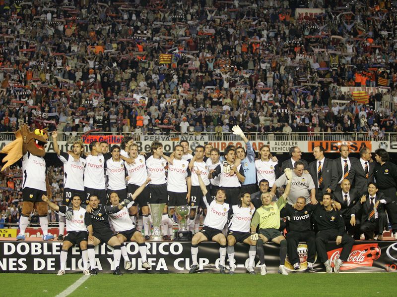 Espectacular imagen que seguro recordarán con nostalgia los hinchas valencianistas.