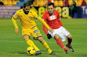 El partido entre Alcorcón y Murcia fue bastante ajetreado. 