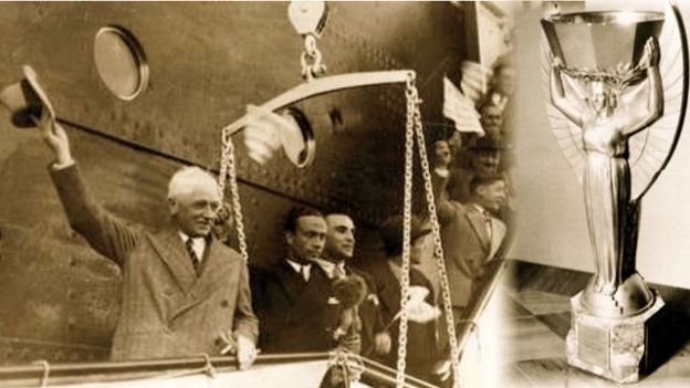 Su famoso viaje en barco a Uruguay.
