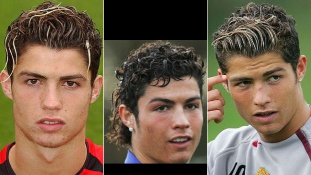 Cristiano ha tenido muchos cambios de imagen.