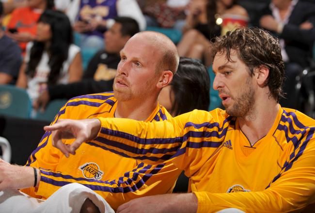  In the absence of Kobe due to injury, Kaman and Gasol will pull the car until the number returns 24.
