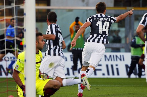 Fünf Geschichten und Anekdoten des Europäischen Tages 3 Llorente marcó un nuevo tanto para la Juve.