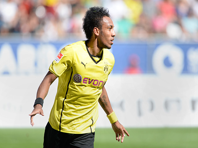 Pierre Emerick Aubameyang está triunfando con el Borussia.