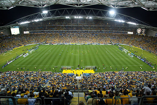 À quel stade jouer les équipes nationales El ANZ Stadium de Sidney es el hogar de Australia.