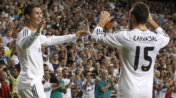 Carvajal intenta hacerse un hueco en el Real Madrid.
