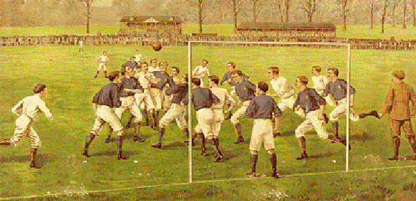 Inglaterra-Escocia en 1870.
