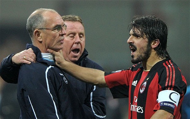 Gattuso siempre ha destacado por ser un tipo de carácter. 