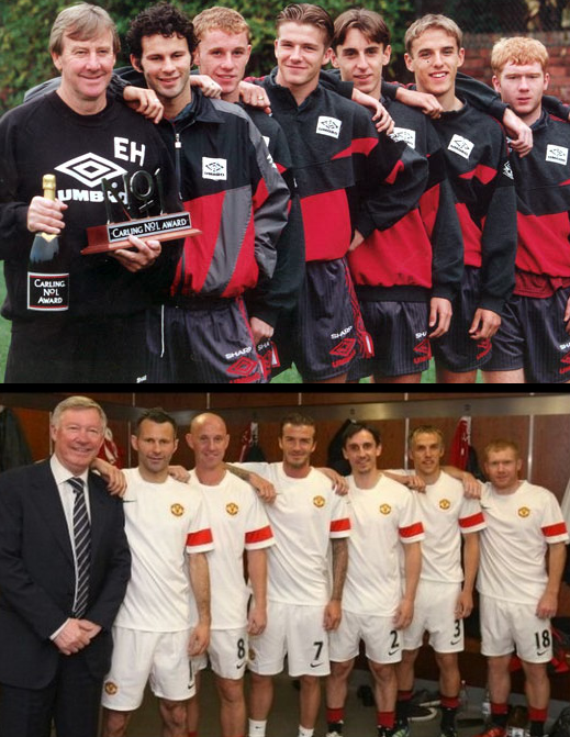 clase del 92 Manchester United 