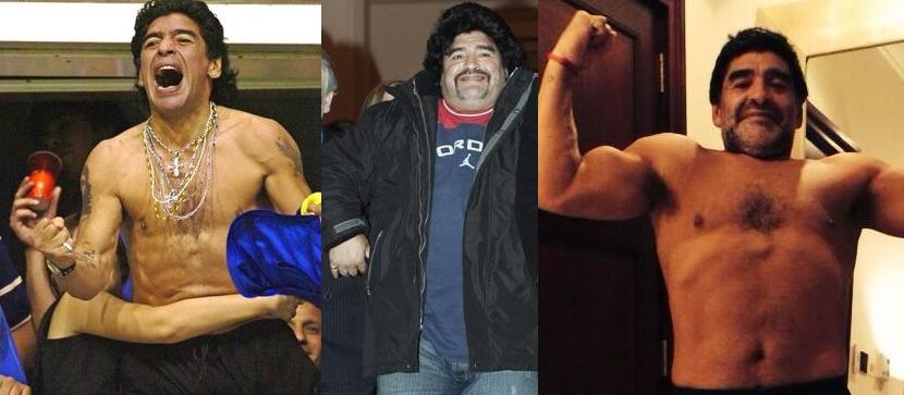 Maradona est de retour sous formedonné aux changements radicaux Maradona es un tipo muy dado a los cambios radicales.