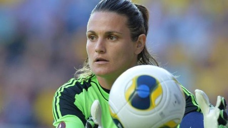 Nadine Angerer, la mejor portera del mundo.