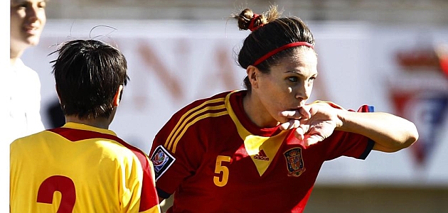 Ruth García scored the winning goal for Spain against Romania.