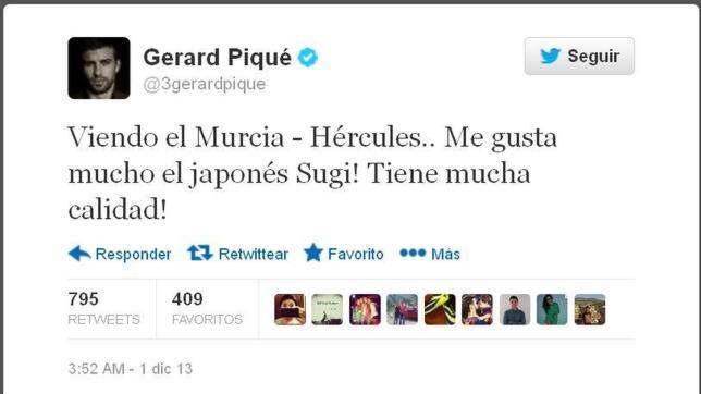 Piqué cayó rendido al fútbol de Sugi Sukyta.
