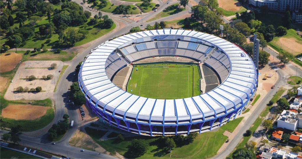 El Estadio Centenario quedaría así tras la remodelación prevista. 