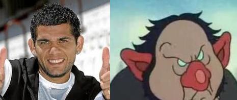 No sabemos sí Dani Alves tiene algo contra los simpáticos gnomos como su "alter ego", el Troll.