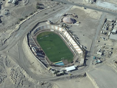 El Estadio El Cobre tiene capacidad para más de 20.000 personas.