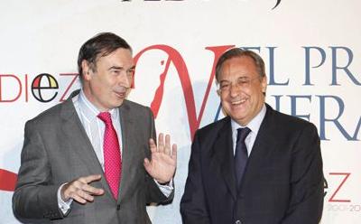 Florentino y Pedro J Rámirez siempre han mantenido una buena relación.