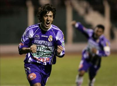 camisetas de fútbol copiadas: Real Potosi 1997