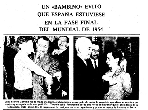 Franco Gemma envío a España a casa con su "mano inocente".