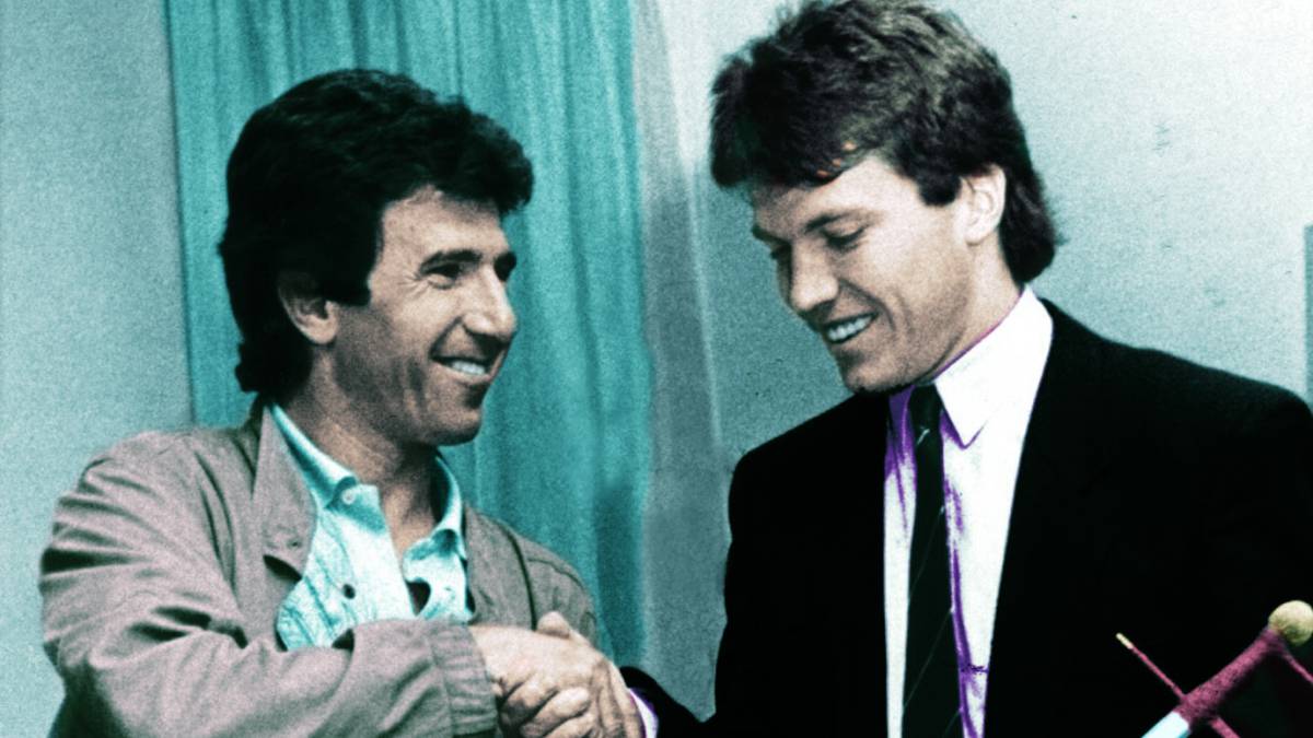 Juanito y Matthäus paces 
