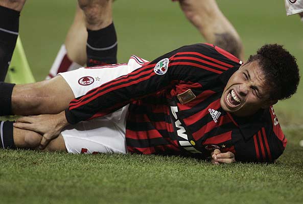 Ronaldo se lesionó y luego volvió después de una lesión grave.