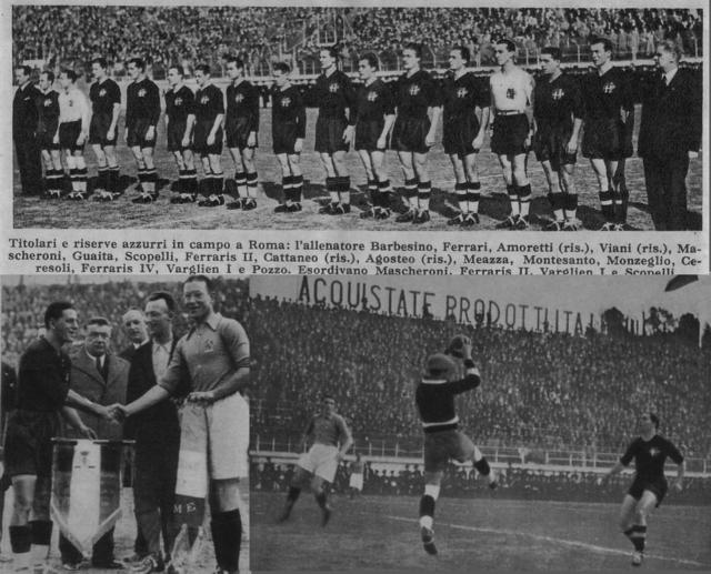 Italia vistió de negro en el Mundial de 1938, que ganó.