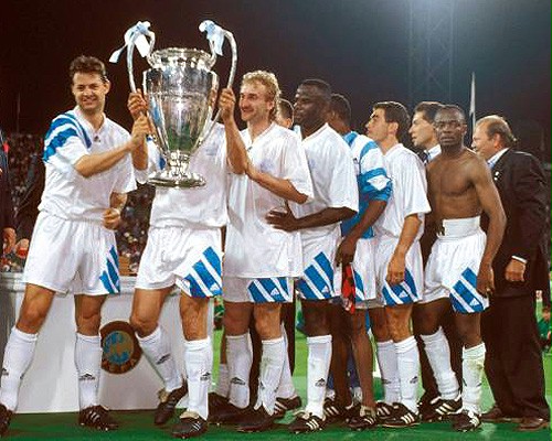 This is the only time that a French team won the European Cup. It was in 1993 and controversy.