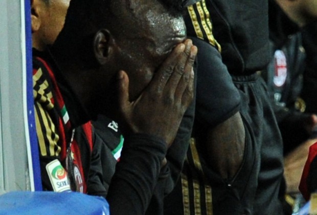 Balotelli acabó el partido abatido. ¿El motivo?