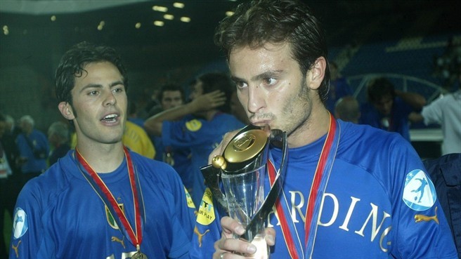 Alberto Gilardino holds the record for goals in the Sub category 21.