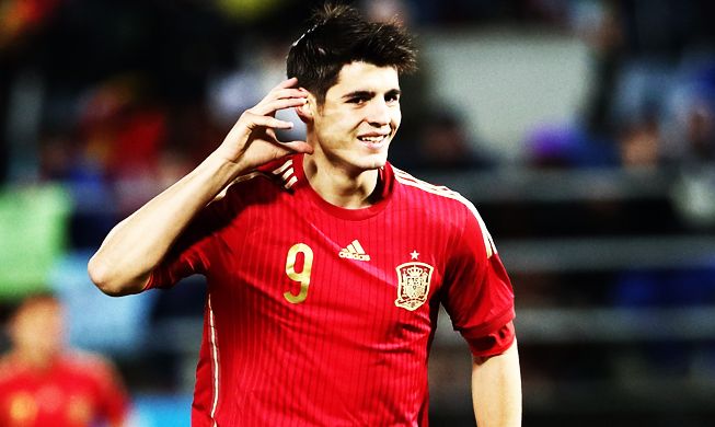 Alvaro Morata, looking for a record with Spain